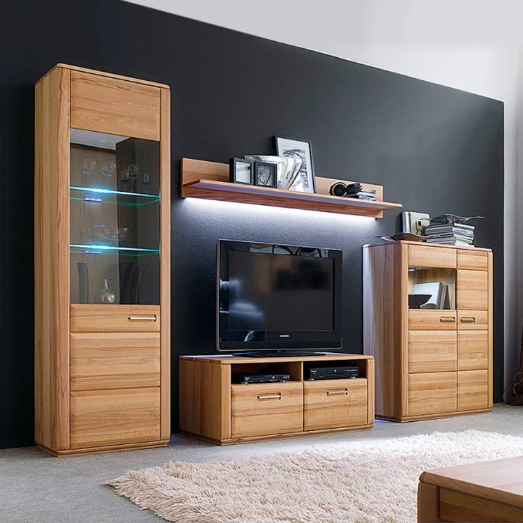 Woonwand Structura I 4 Delige Set Naturoo naturoo kopen in de aanbieding Woonwand Structura I 4 Delige Set Naturoo naturoo kopen in de aanbieding