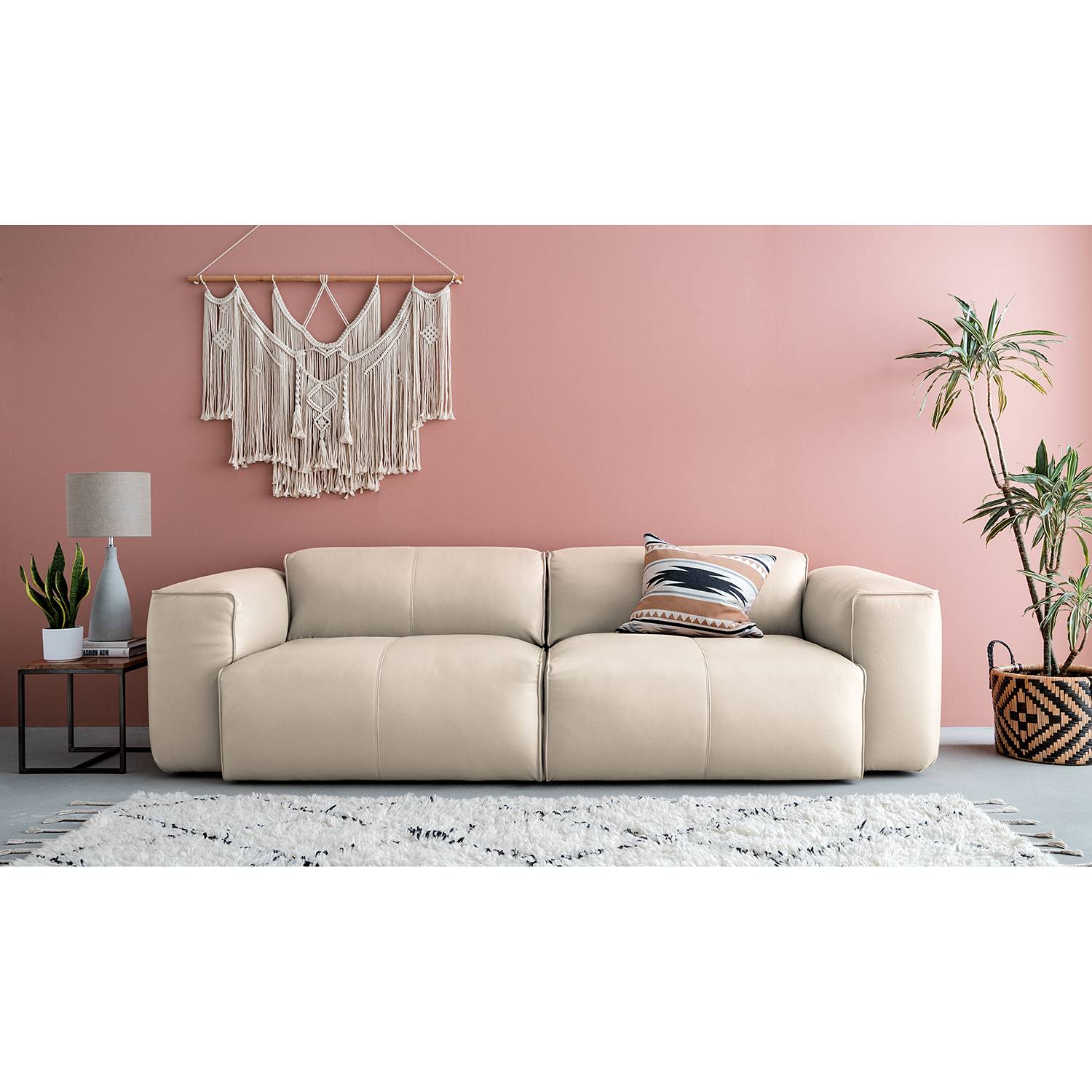 Sofa Hudson II (3Sitzer) Echtleder kaufen home24