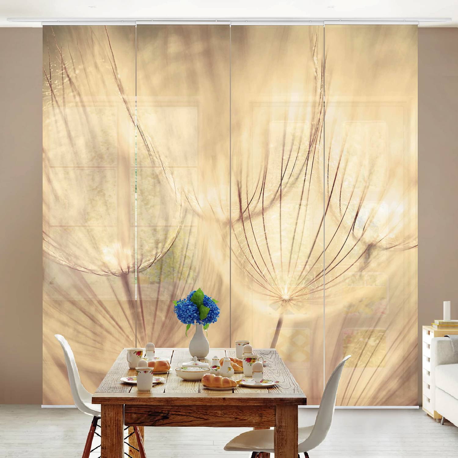 Schiebegardinen Pusteblumen (4er-Set) kaufen | home24