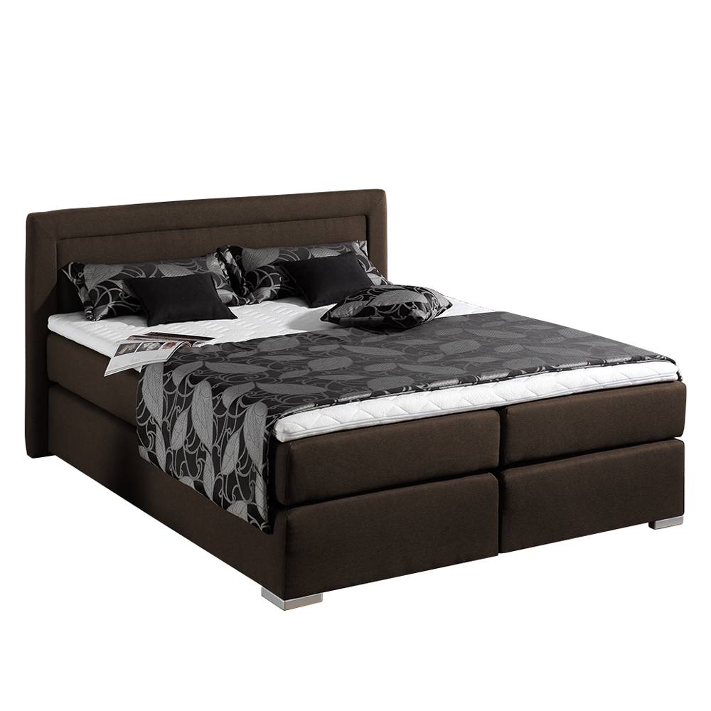 Boxspringbett Sandor inklusive Topper Strukturstoff
