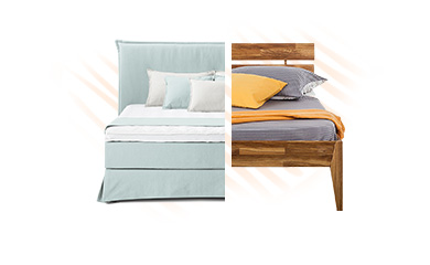 Soll ich ein Boxspringbett oder ein Bett mit Lattenrost kaufen? Im home24-Ratgeber findest du die Antwort.