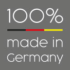 Symbol für 100 % „made in Germany“