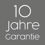 Symbol 10 Jahre Garantie