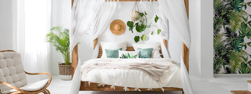 Schlafzimmer einrichten - sommerliche Raumideen