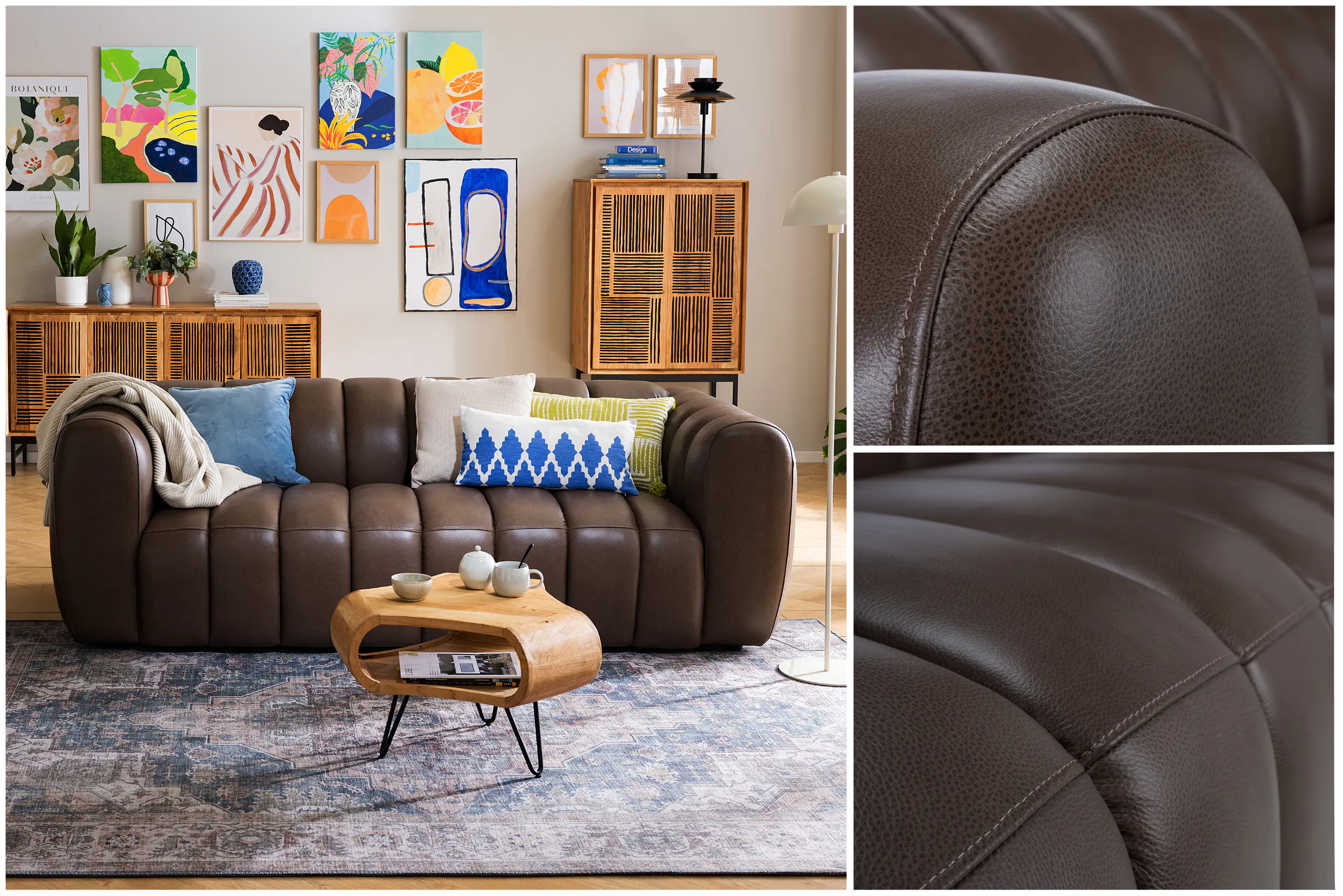 Leder oder Stoff? So findest du das perfekte Sofa
