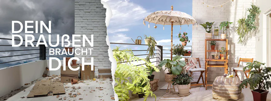 Kleiner Boho-Balkon | Balkon im Boho-Stil gestalten