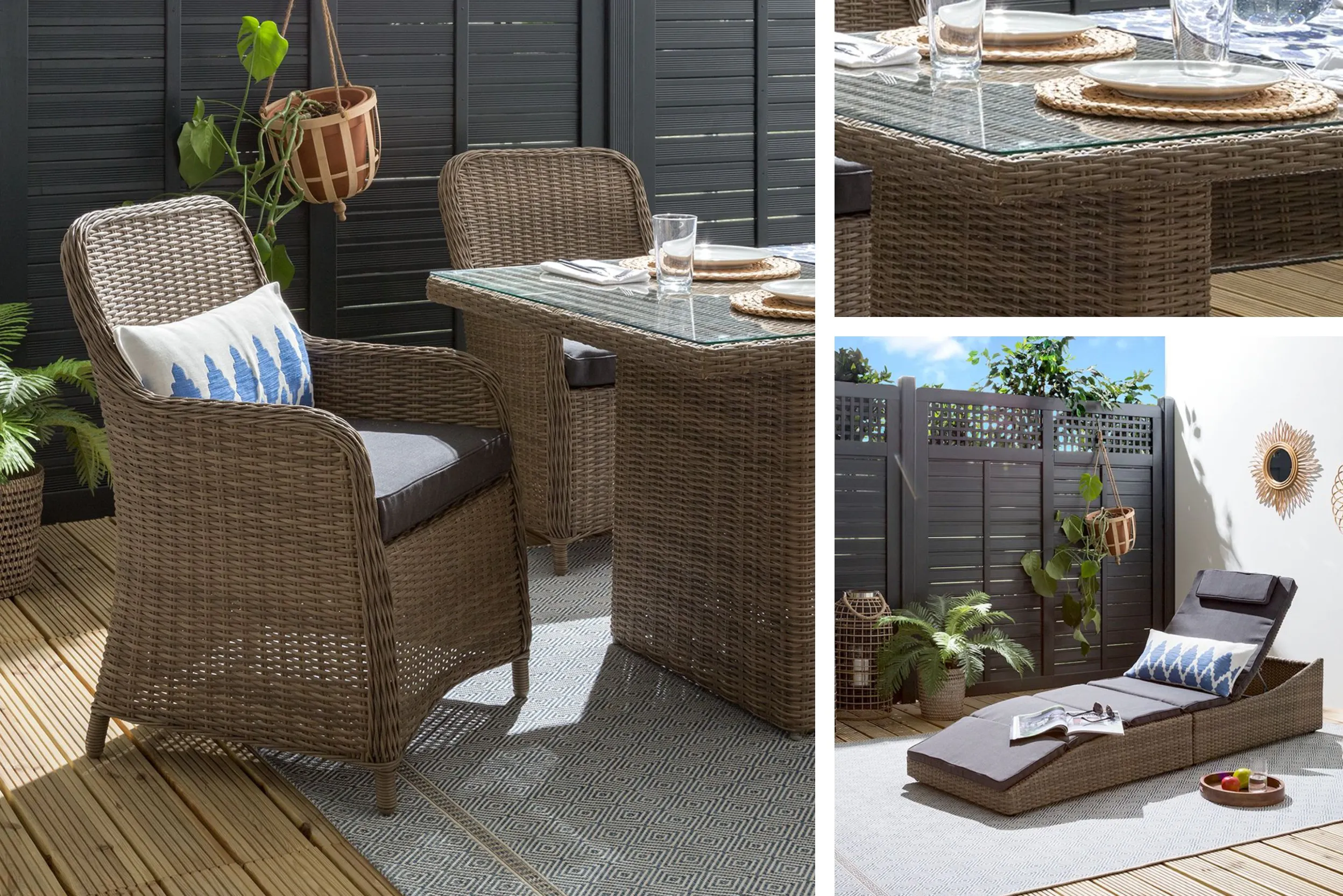 Robuste Gartenmöbel aus Polyrattan