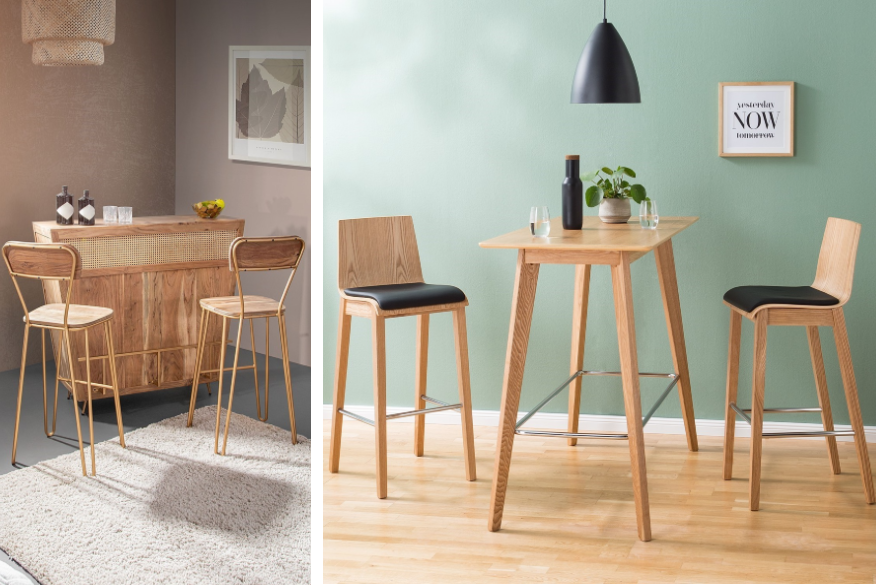 Houten keukenbar-sets