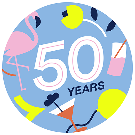 Symbol für 50 Jahre Leonardo