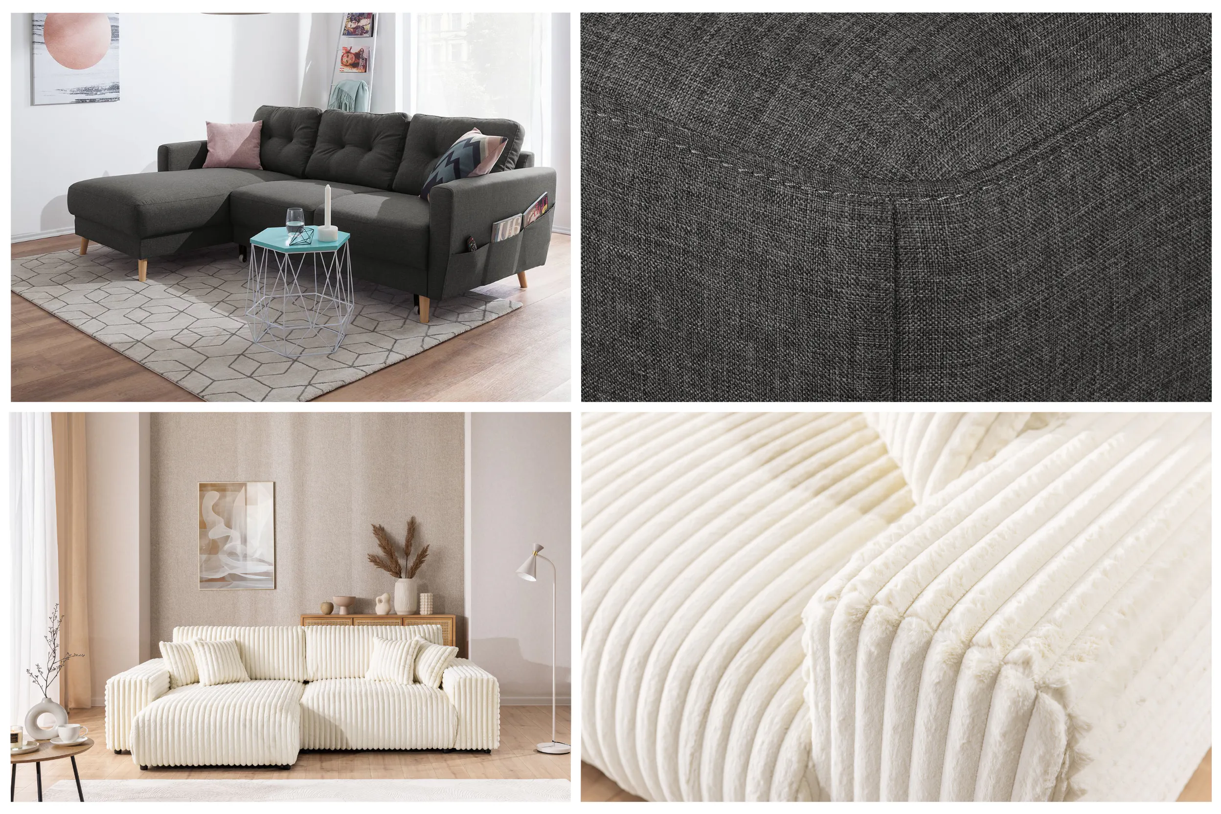 Leder oder Stoff? So findest du das perfekte Sofa
