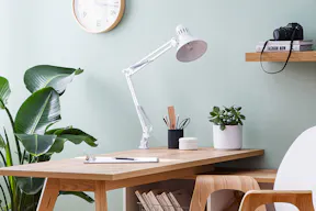 Kleine Tischlampe.