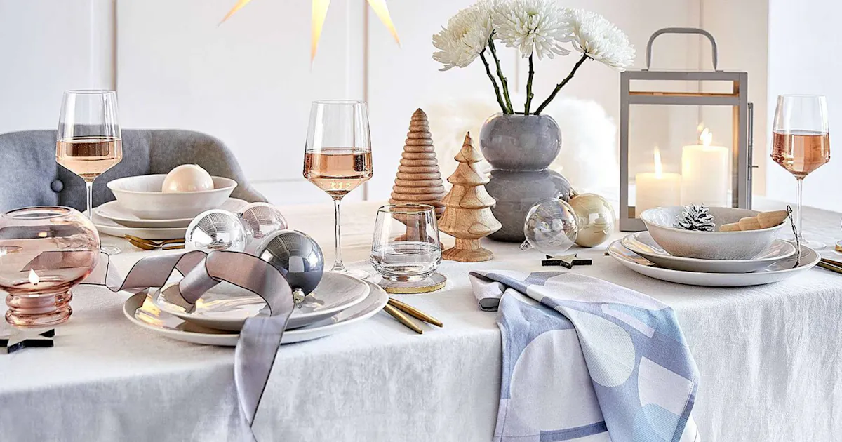 Festliche Deko-Ideen für den Weihnachtstisch