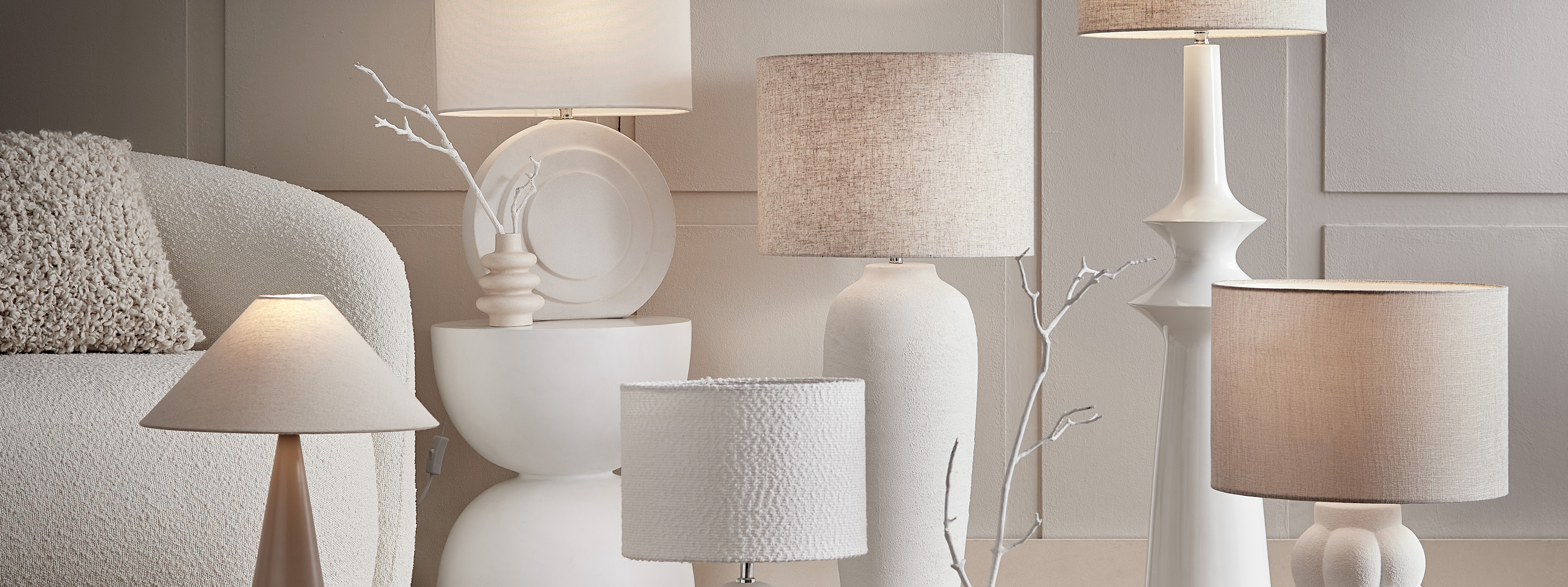 Trend Artsy Lamps | Skulpturale Lampen in Beige