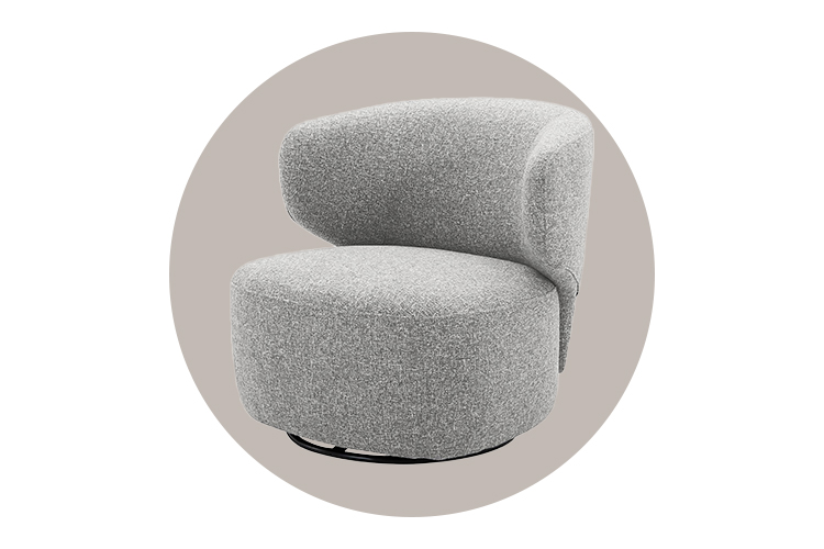 Sessel Tohmo mit drehbarem Gestell
