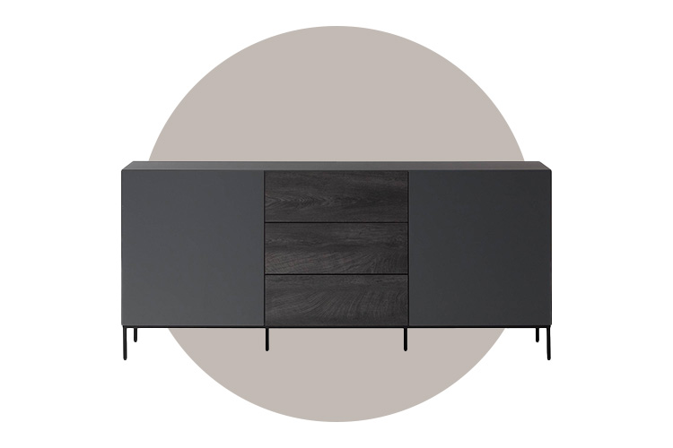 Sideboard Meon mit grifflosen Fronten