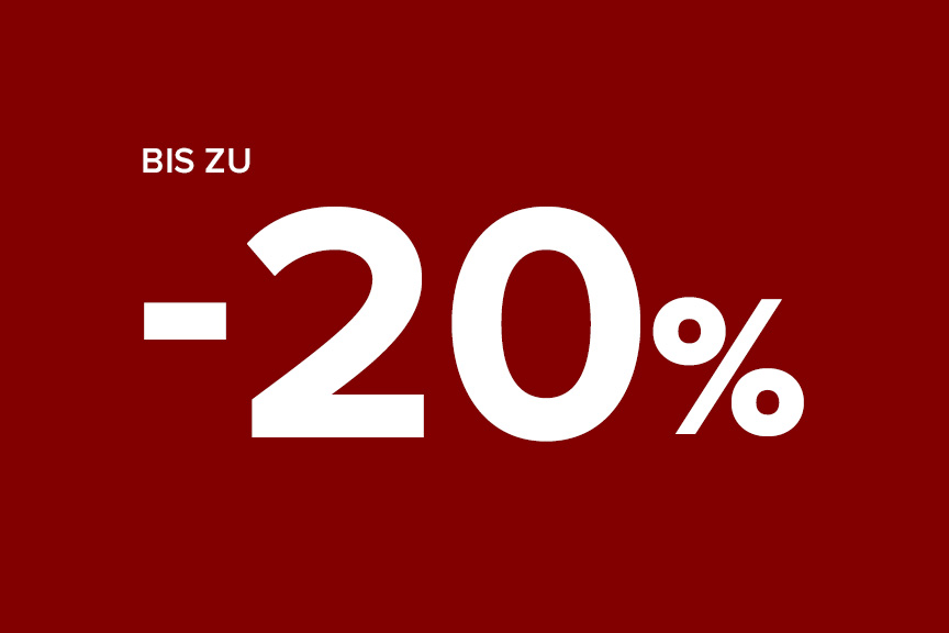 Bis zu -20 %