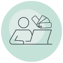 Symbol für persönliche B2B-Betreuung