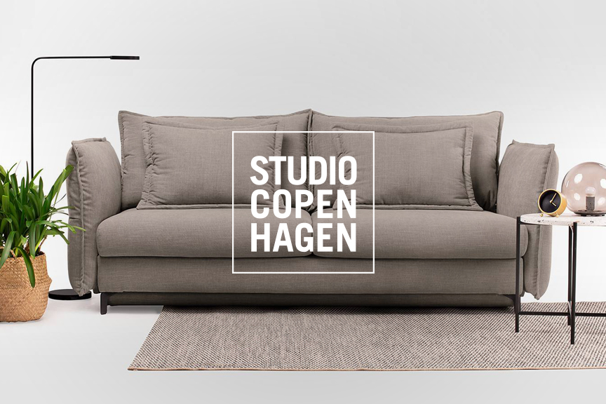Graues Schlafsofa von Studio Copenhagen