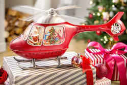 Roter Hubschschrauber als Weihnachtgeschenkidee für Kinder