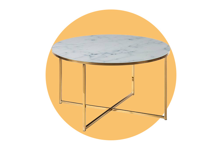 Couchtisch Katori in Marmor-Optik