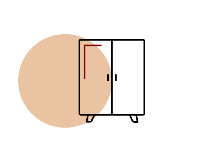 Icon für Highboards