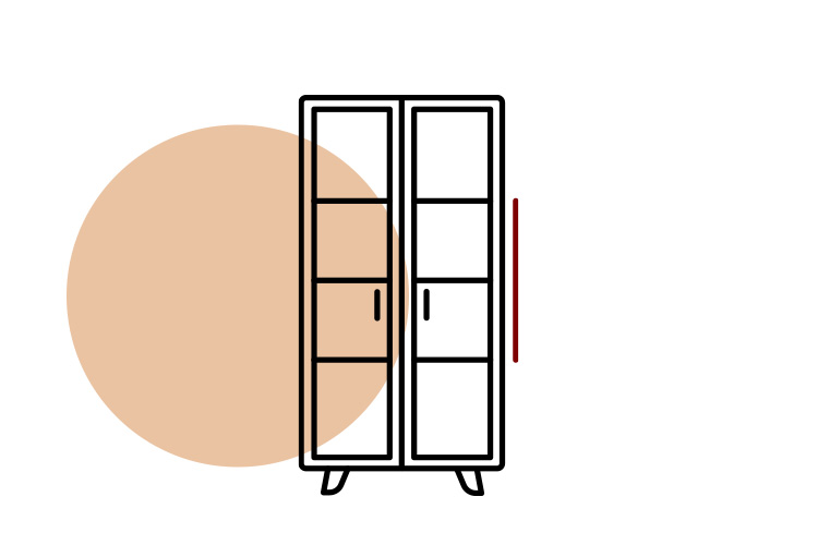 Icon für Vitrinen