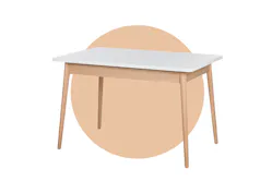 Icon für weiße Esstische