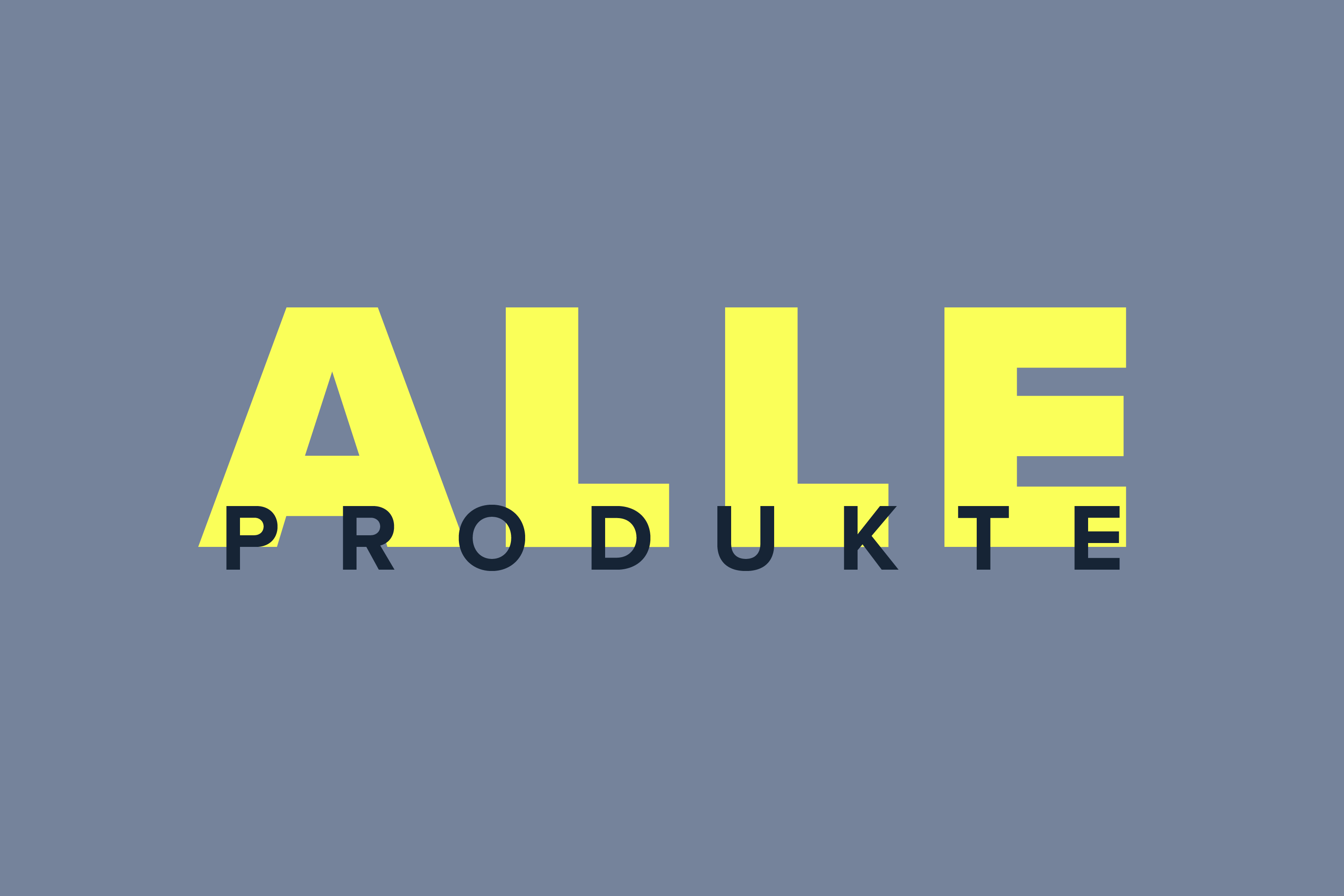 Alle Produkte.