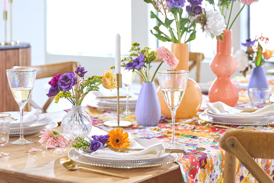 BUTLERS Golden Blossom gedeckter Tisch