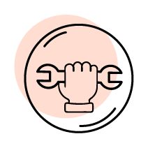 Icon für Aufbauservice