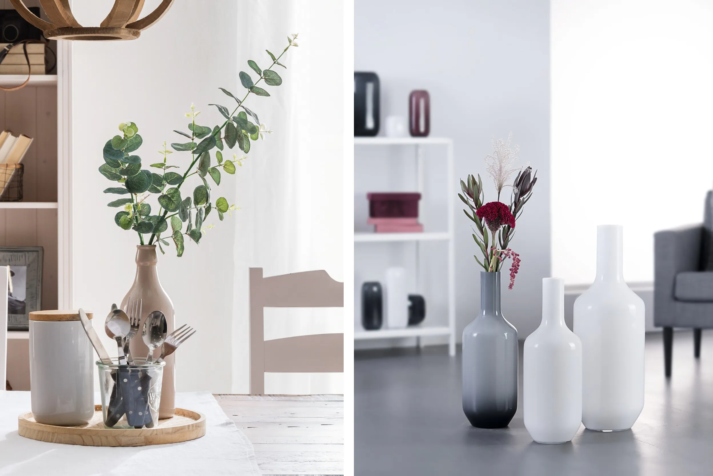 Welche Vase eignet sich für welche Blumen?
