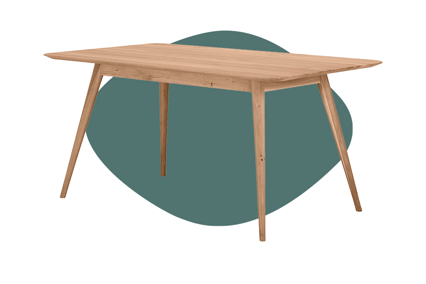 Esstisch von Studio Copenhagen aus FSC-zertifiziertem Eichenholz.