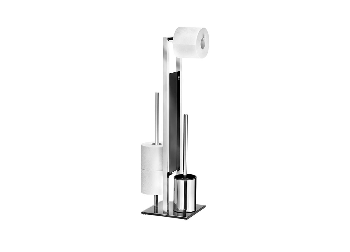 Supporto Per Bacchetta WC Clorox - Porta Ricariche Da 6 Pezzi, Bianco E Grigio, Accessorio Bagno